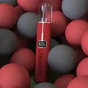 LANA電子煙主機 皮革系列｜380mAh Type-C快充｜8W :10W雙模式｜一代通用煙桿｜顏色-嬌艷紅
