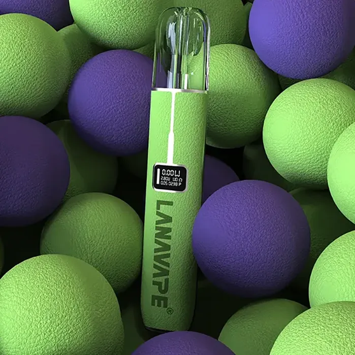 LANA電子煙主機 皮革系列｜380mAh Type-C快充｜8W :10W雙模式｜一代通用煙桿｜顏色-橄欖綠